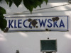 Tablica z nazwą ulicy - Kleczewska
