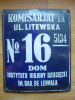 Tablica adresowa - Litewska 16