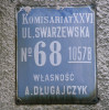 Tablica adresowa - Swarzewska 58