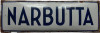 Tablica z nazwą ulicy - Narbutta